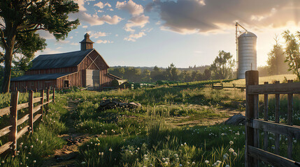 Organic Farm with Livestock