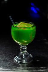 Frozen Green Cocktail 