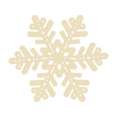 Snowflake cut out of paper