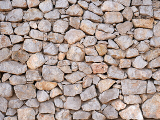 Part of a stone wall.