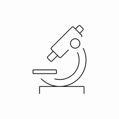 microscope biology icon sign vector