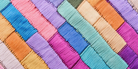Texture of textile. Woven fabric surface. Abstract background with copy space.