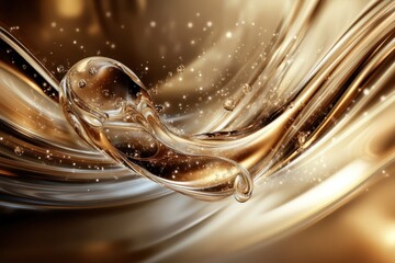 abstract in brown