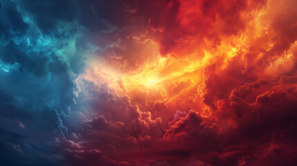 versus wallpaper, heaven and hell, good vs evil, light and darkness background, for match competition