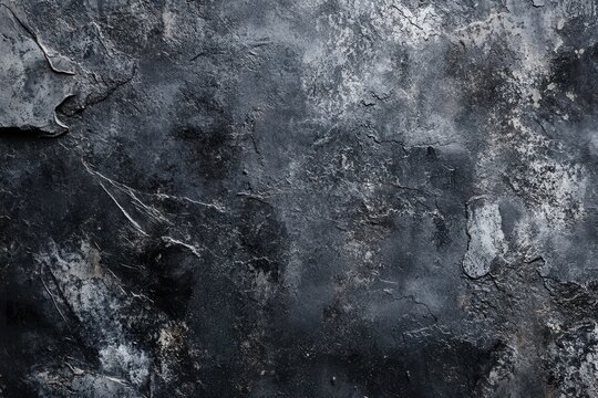 Aged gray and black backdrop Coarse surface