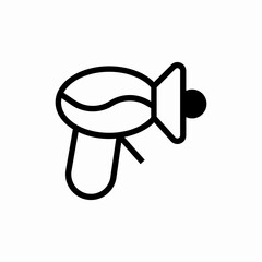 space blaster icon sign vector