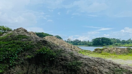 Beautiful Scenic Landscape of Stunning View a village