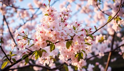  Beautiful Cherry Blossom Branch in Full Bloom
