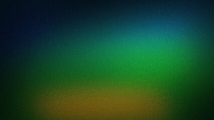 Abstract gradient featuring smooth transitions of blue, green, and yellow hues with a grainy texture, ideal for 4K backgrounds, wallpapers, and banners