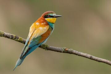 bee eater perched on branch