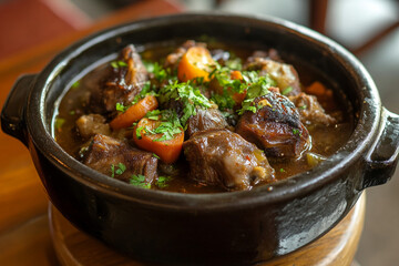 Beef and carrot stew generative AI