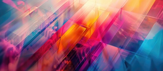 Vibrant Burst of Dynamic Digital Explosion of Colors Lights and Motions Captivating the Senses with Fluid Futuristic and Fantastical Visuals