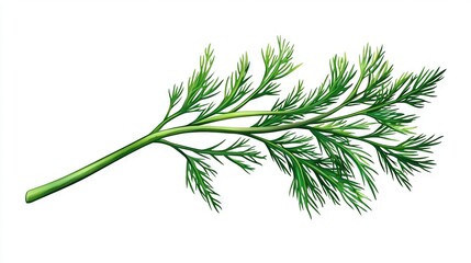   A green foliage plant is seen in close detail against a white backdrop, featuring clippings nearby