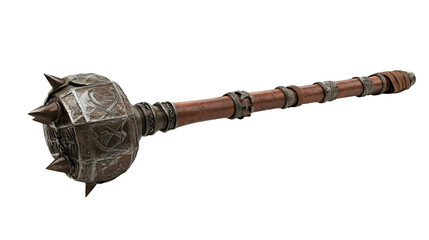 Realistic Style Medieval Style Mace Ancient Mace Melee Weapon Cold Weapon Mace Artwork No Background 