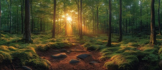 Sunrise in the Forest