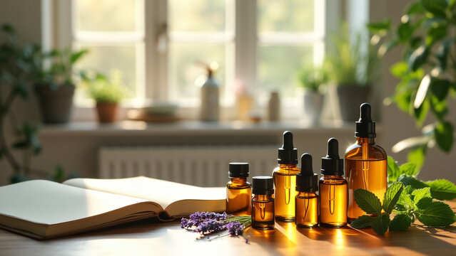 bottles of homeopathic product, oil, cream, ointment, dropper, cannabist