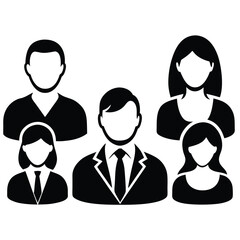 People Icon Group Persons SymboL