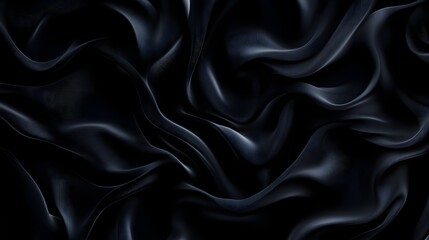 Obraz premium Swirling smoke-like lines forming abstract patterns, cool grays and blacks, seamless design, mysterious and ethereal vibe, smooth gradients, soft lighting, digital art