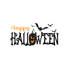 Fototapeta premium happy halloween card