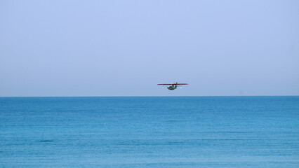 Plane over Ocean