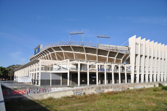 La Rosaleda Malaga CF football stadium, Spain, Europe, national team, league competitions,