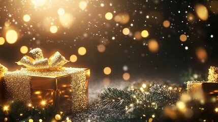 christmas tree and gift box