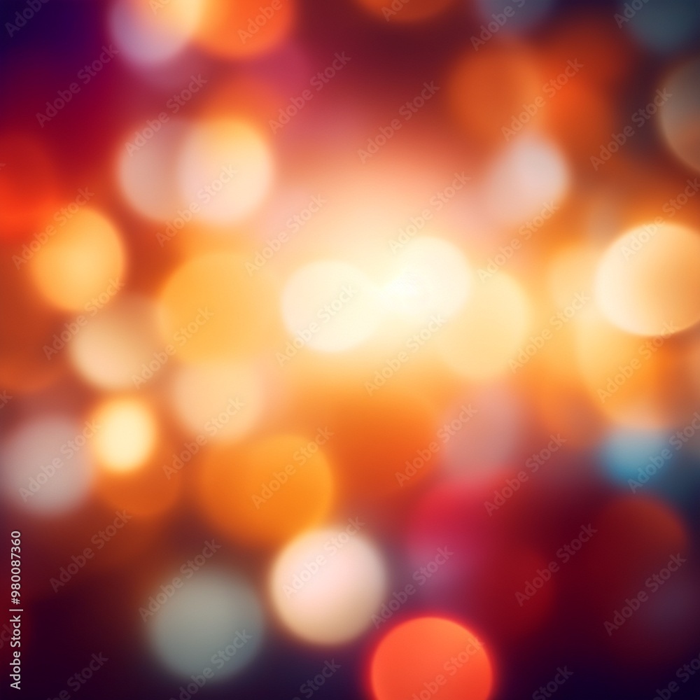 Wall mural abstract background with bokeh