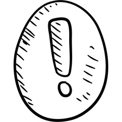 Hand Drawn Exclamation Mark