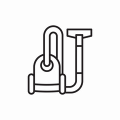 vacuum cleaner broom icon sign vector