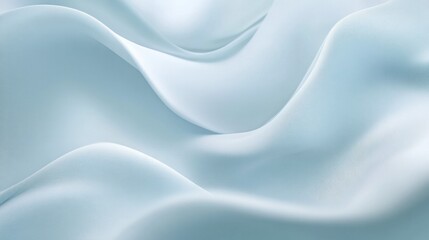 Fototapeta premium A pale cyan blue background with gentle waves and curves for a soft, flowing visual.