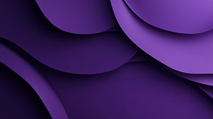 Fototapeta premium A rich violet background with subtle shadows in the corners, giving a clean and minimalist design.