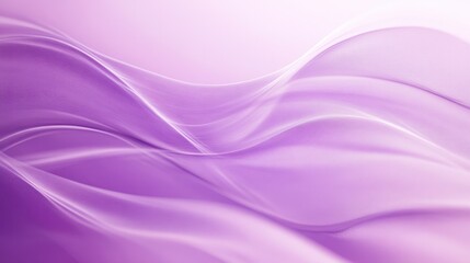 Fototapeta premium A smooth lavender background with faint, flowing wave patterns, giving a soft and soothing visual.