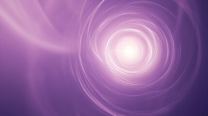 Obraz premium A soft violet background with faint glowing rings in the center, creating a calm and futuristic look.