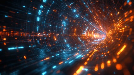 Quantum Computing Illuminated: Futuristic Long-Exposure Visualization