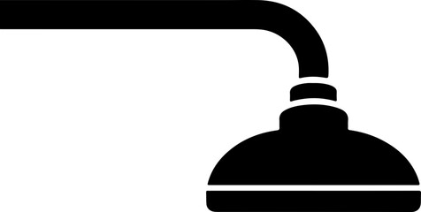 Obraz premium Stylized Vector of a Shower Head Design