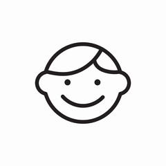 boy kit icon sign vector