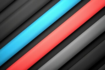 Fototapeta premium Abstract Diagonal Pattern of Colored and Textured Strips