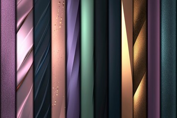 Abstract Background with Vertical Stripes of Various Colors and Textures