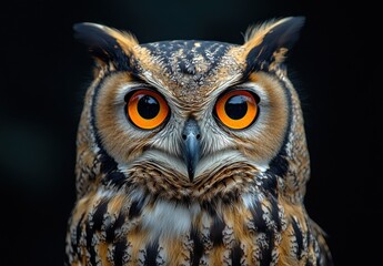 Fototapeta premium Close-Up Portrait of an Owl