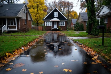 A haunted cul-de-sac, where childrenâ€™s laughter echoes from empty houses