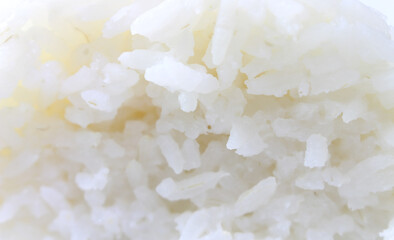 white rice background. close up of white rice. close up of rice.