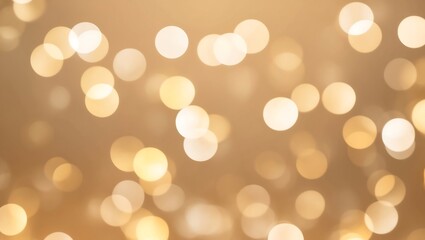 Obraz premium Golden Bokeh Light Background - Soft Abstract Glow