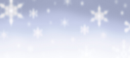 Frosted glass christmas background fading prurple and light blue with snowflakes
