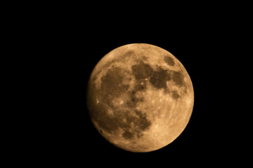 Full moon in the night over Abilene Texas Sep 16, 2024 - 1
