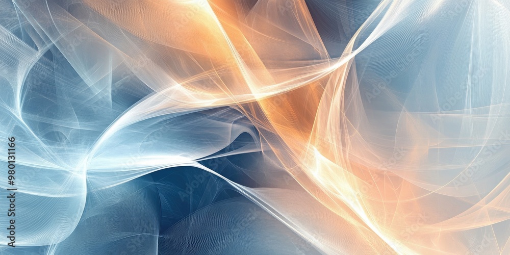 Poster abstract fractal background featuring intersecting lines
