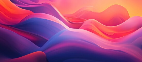 Abstract square background featuring a surreal surface with vibrant colors and a recurring theme