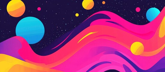 Abstract Fantasy Background For Event Invitation And Advertising