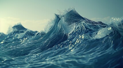 Wave Energy: Energy produced from the movement of ocean surface waves, utilizing wave energy converters to capture the up-and-down motion for electricity generation.
