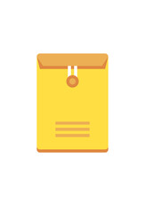 vector icon paper envelope document for worker
