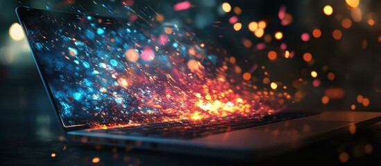 Exploring Creative Technology: A Visual Journey Through Digital Sparks and Abstract Light Effects